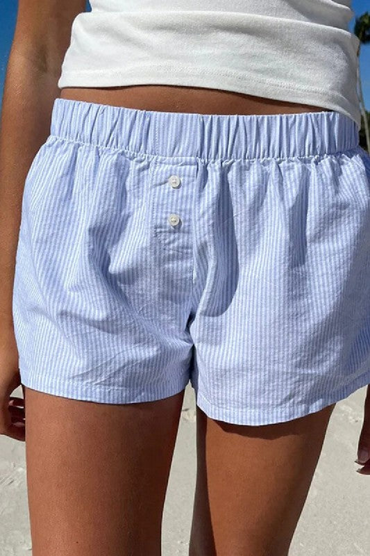 Our Fav Blue Striped Shorts