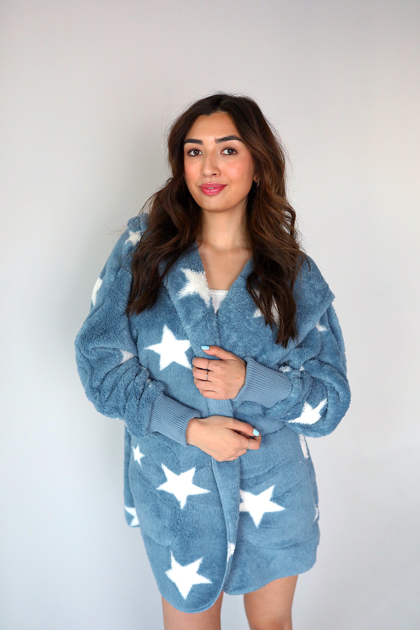 Oh So Cozy Blue Star Jacket