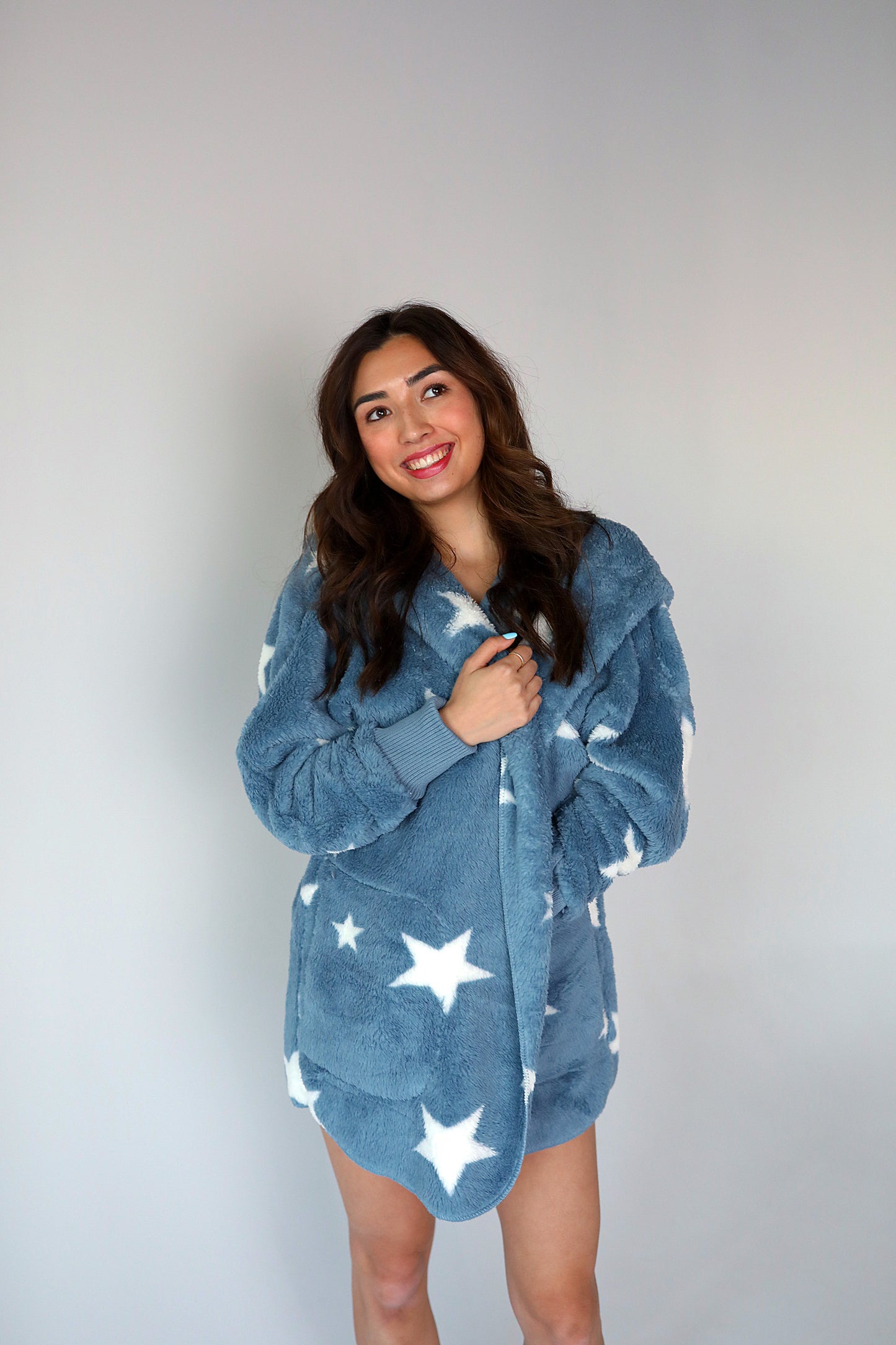 Oh So Cozy Blue Star Jacket